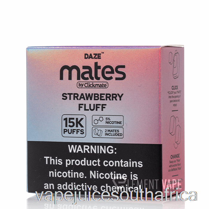 Vape Pods 7 Daze Mate Pods Strawberry Fluff